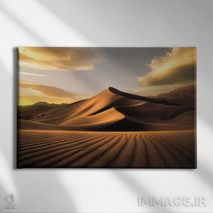 تابلو تپههای شنی ایبکس اثر استیو برکلی - نمای روبهرو روی دیوار