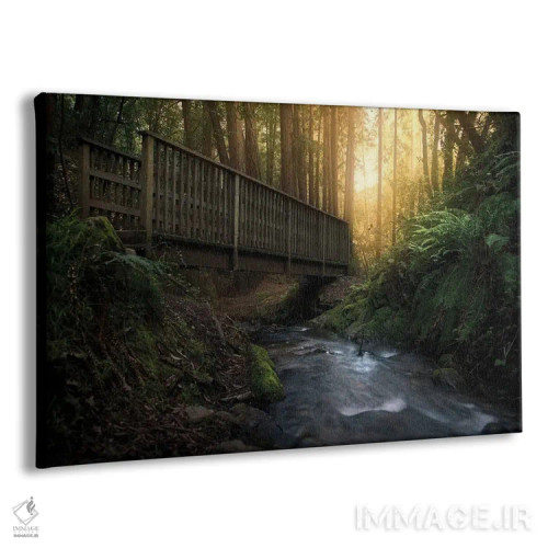 تابلو آبشار پلهای اثر استیو برکلی - نمای پرسپکتیو محصول