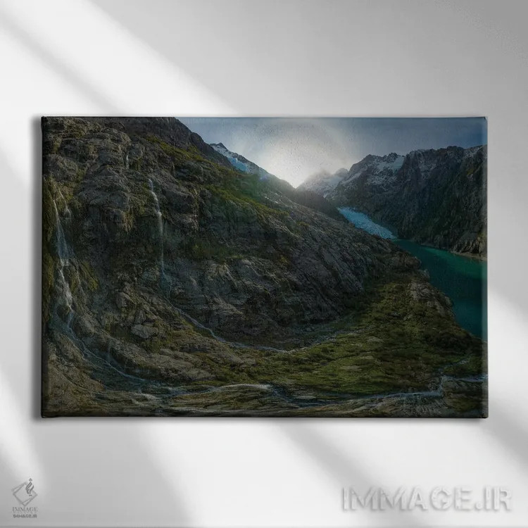 تابلو کوهستان سارمیِنتو اثر استیو برکلی - نمای روبهرو روی دیوار