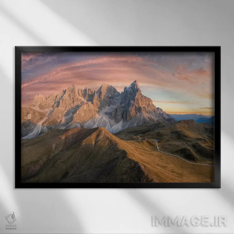 تابلو کیمونه III اثر استیو برکلی - نمای قابدار مشکی