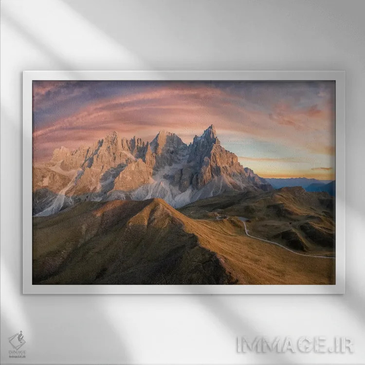 تابلو کیمونه III اثر استیو برکلی - نمای قابدار سفید