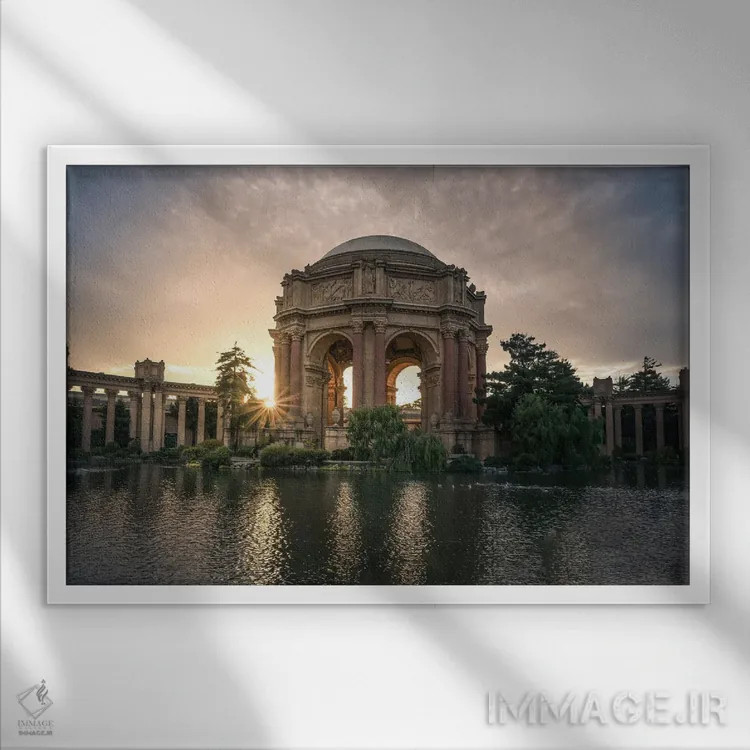 تابلو ۱۹۱۵ اثر استیو برکلی - نمای قابدار سفید