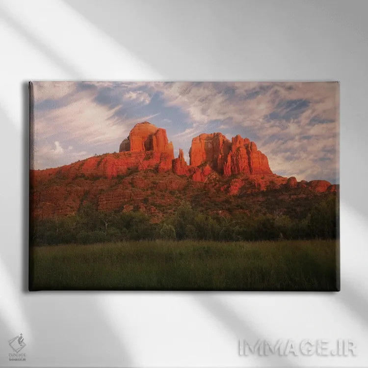 تابلو ماه هلالی II اثر استیو برکلی - نمای روبهرو روی دیوار