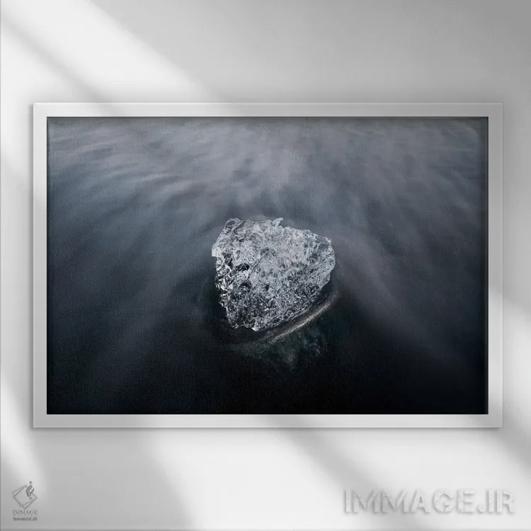 تابلو ساحل الماس اثر استیو برکلی - نمای قابدار سفید