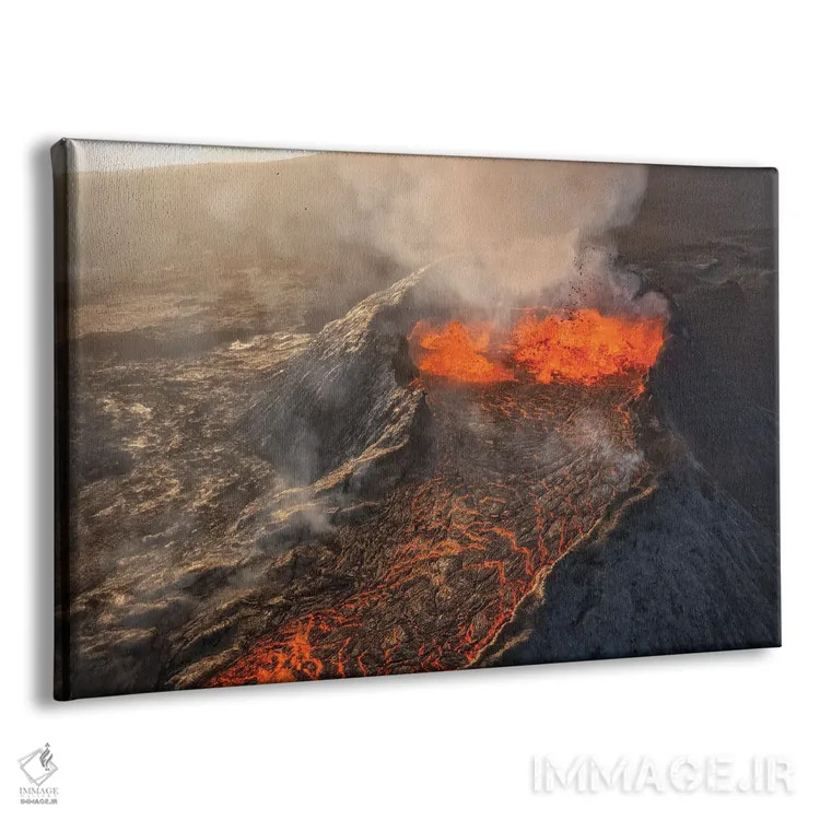 تابلو فاگرادالسفیال (آتشفشان ایسلند) اثر استیو برکلی - نمای پرسپکتیو محصول