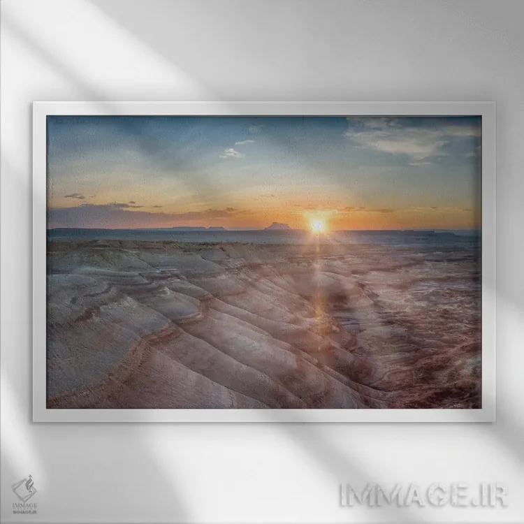 تابلو افزایش اثر استیو برکلی - نمای قابدار سفید