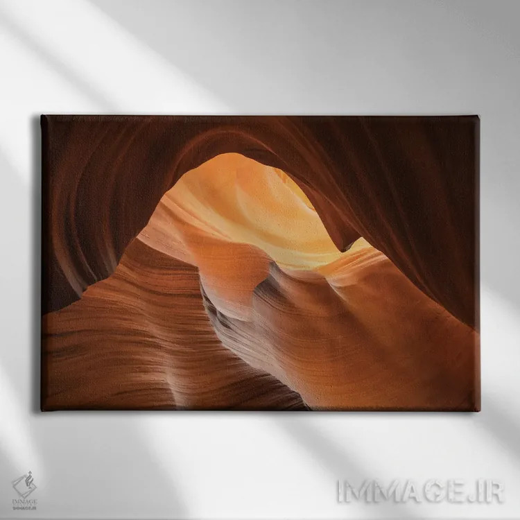 تابلو دره آنتلوپ (کانیون) اثر استیو برکلی - نمای روبهرو روی دیوار