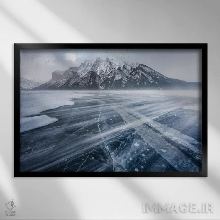 تابلو دریاچه مینووانکا VI اثر استیو برکلی - نمای قابدار مشکی