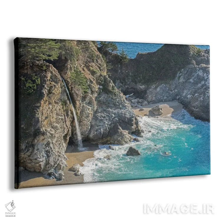 تابلو آبشار مکوی اثر استیو برکلی - نمای پرسپکتیو محصول