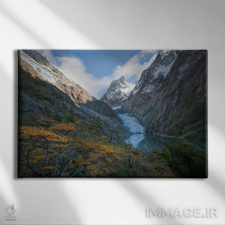 تابلو پاییز پاتاگونیا اثر استیو برکلی - نمای روبهرو روی دیوار