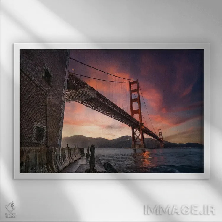 تابلو بتری اثر استیو برکلی - نمای قابدار سفید