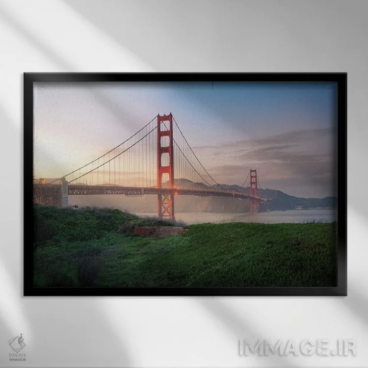 تابلو نمای پریسیدیو اثر استیو برکلی - نمای قابدار مشکی