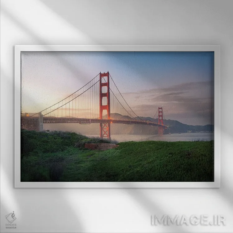 تابلو نمای پریسیدیو اثر استیو برکلی - نمای قابدار سفید