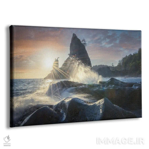 تابلو امواج ریالتو اثر استیو برکلی - نمای پرسپکتیو محصول