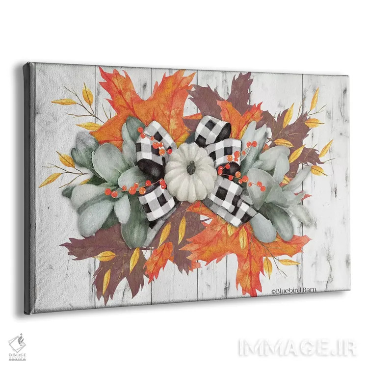 تابلو کدو تنبل سفید زینتی اثر بلوبرد بارن (استودیوی هنری) - نمای پرسپکتیو محصول