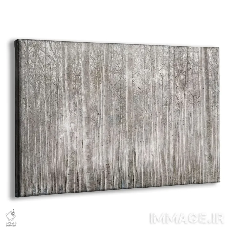 تابلو درختان غان اثر بلوبرد بارن (استودیوی هنری) - نمای پرسپکتیو محصول