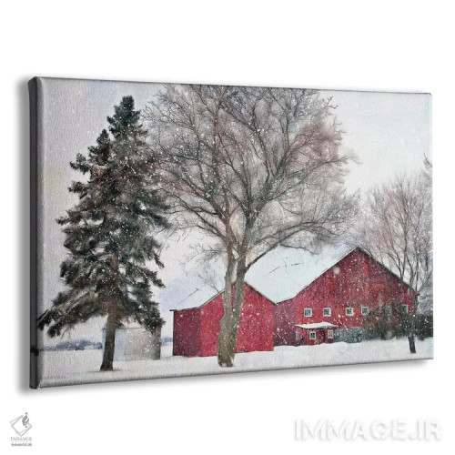 تابلو انبار برفی اثر بلوبرد بارن (استودیوی هنری) - نمای پرسپکتیو محصول