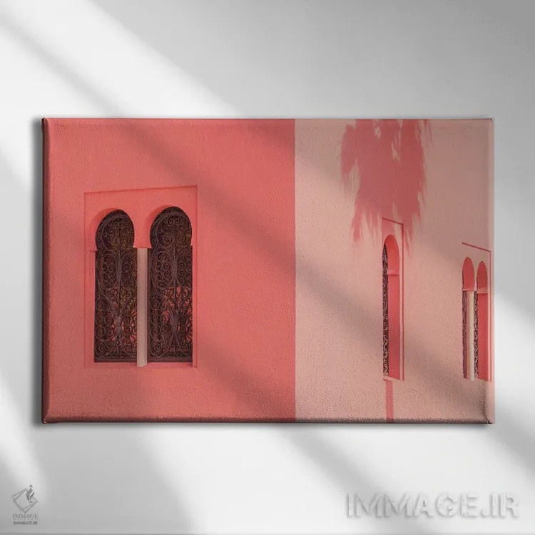 تابلو میان نور و سایه اثر بلی - نمای روبهرو روی دیوار