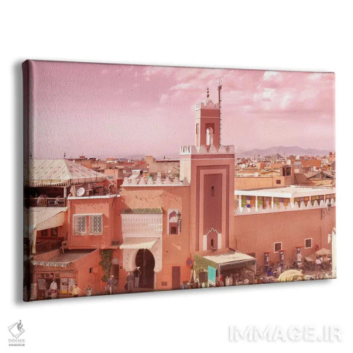 تابلو مراکشی شگفتانگیز (شهر) اثر بلی - نمای پرسپکتیو محصول