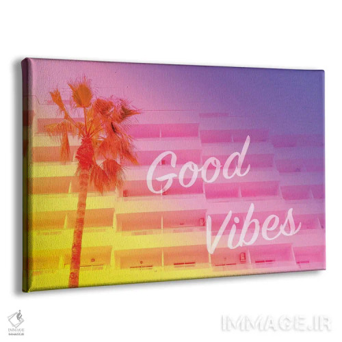 تابلو انرژی مثبت و نخل اثر بلی - نمای پرسپکتیو محصول