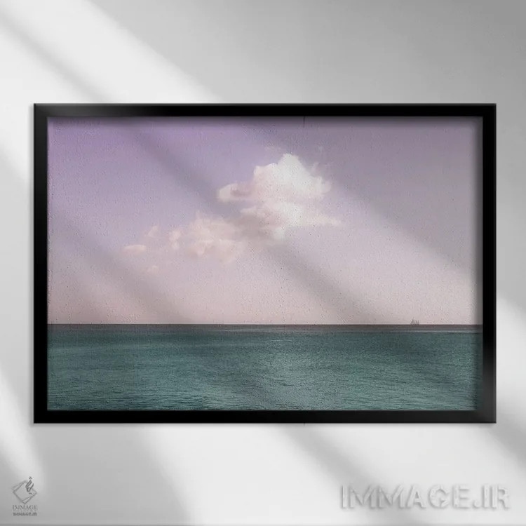 تابلو فرار بزرگ اثر بلی - نمای قابدار مشکی