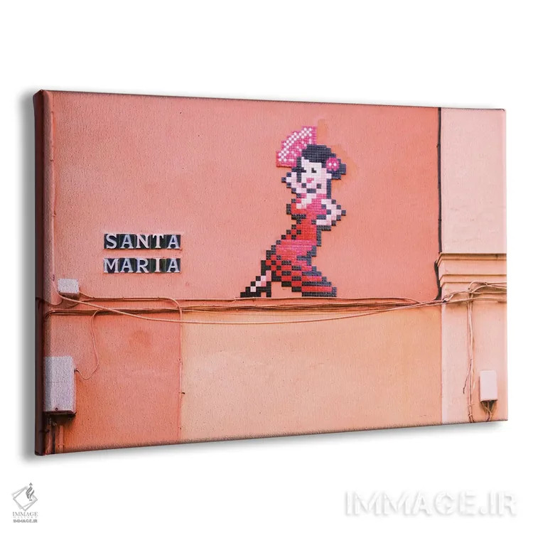 تابلو ماریا در حال رقص فلامنکو است اثر بلی - نمای پرسپکتیو محصول