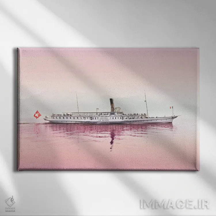 تابلو افقهای جدید اثر بلی - نمای روبهرو روی دیوار