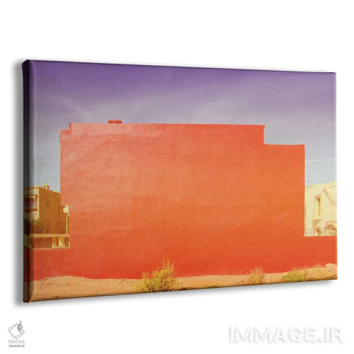 تابلو انتزاعی قرمز اثر بلی - نمای پرسپکتیو محصول