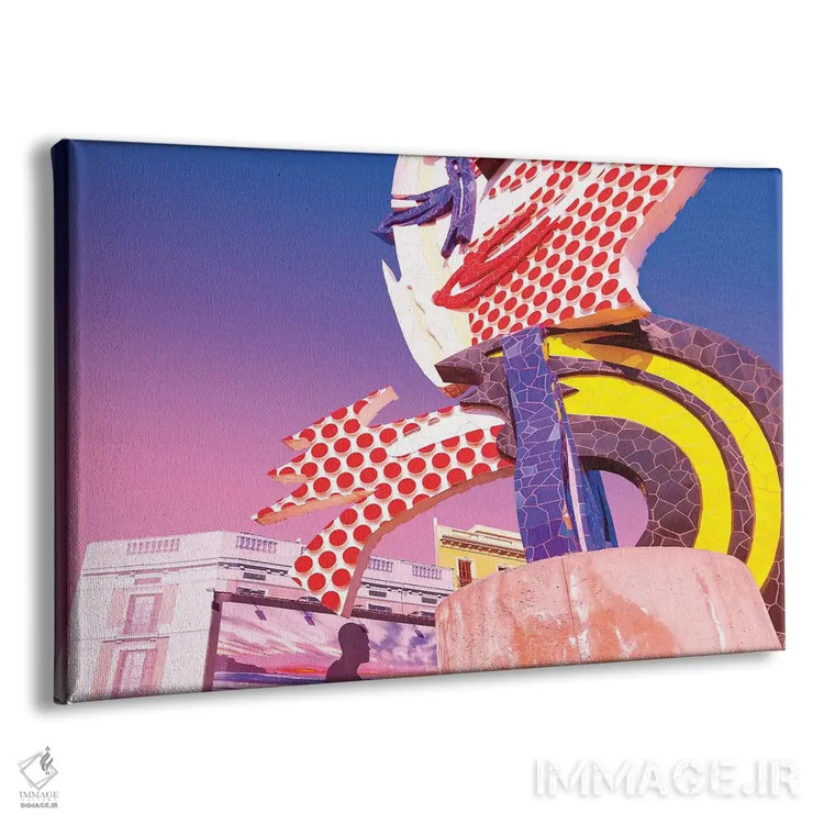 تابلو شهر پاپآرت بارسلونا (اسپانیا) اثر بلی - نمای پرسپکتیو محصول