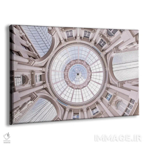 تابلو در امتداد راهرو و گنبد باشکوه اثر بلی - نمای پرسپکتیو محصول