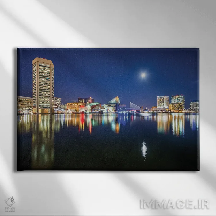 تابلو ماه بالتیمور اثر جان بیلوس - نمای روبهرو روی دیوار