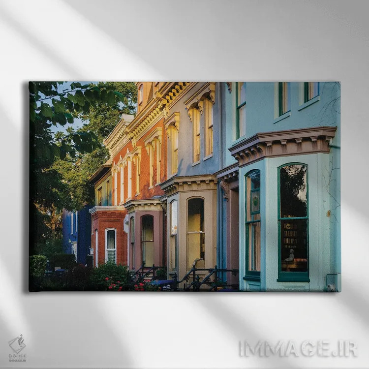 تابلو Capitol Hill,خیابان ایندیپندنس، کپیتال هیل اثر جان بیلوس - نمای روبهرو روی دیوار