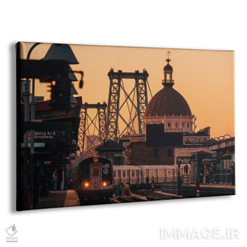 تابلو خیابان مارسی اثر جان بیلوس - نمای پرسپکتیو محصول