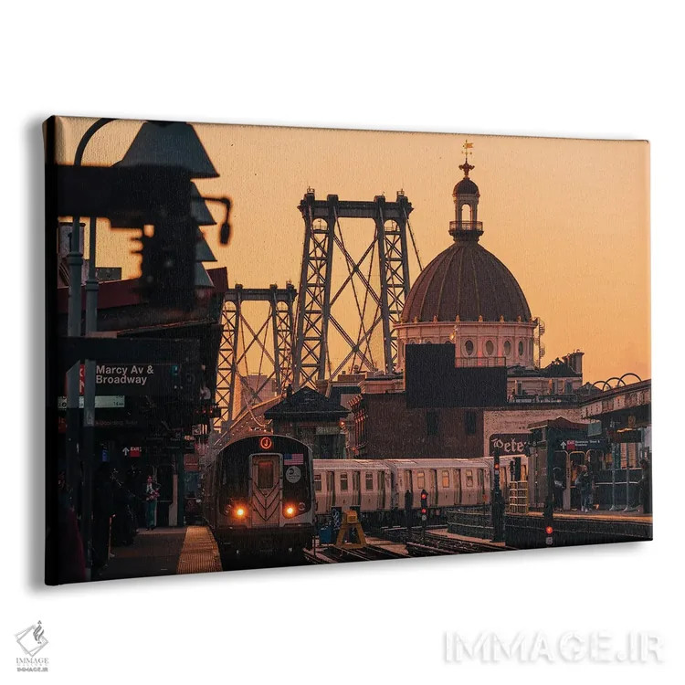 تابلو خیابان مارسی اثر جان بیلوس - نمای پرسپکتیو محصول