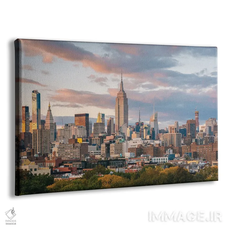 تابلو مناظر میدتاون III اثر جان بیلوس - نمای پرسپکتیو محصول