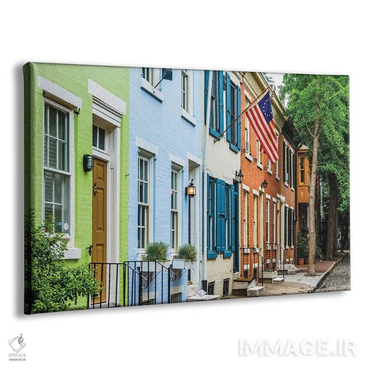 تابلو رنگهای پاناما اثر جان بیلوس - نمای پرسپکتیو محصول