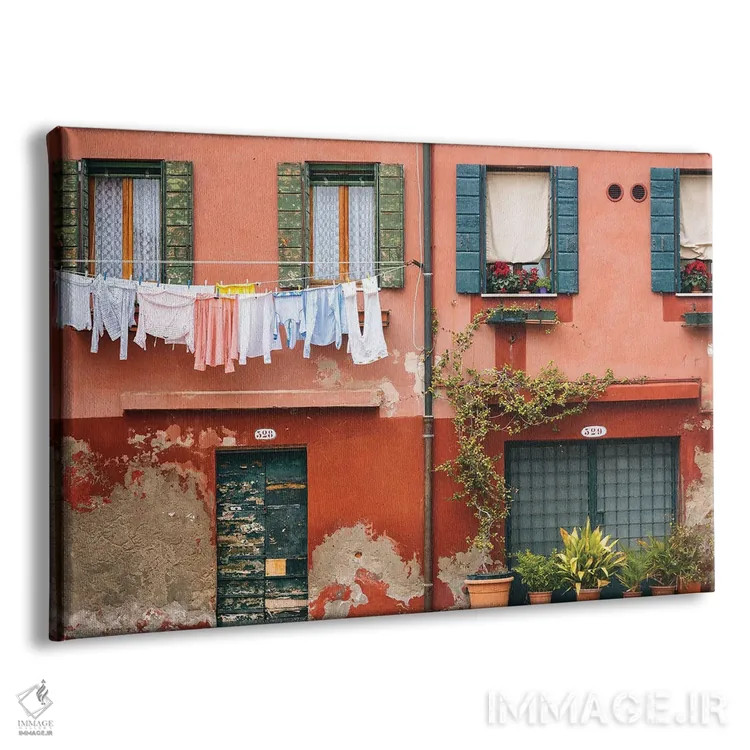 تابلو برای خشک شدن بیرون گذاشتهشده اثر جان بیلوس - نمای پرسپکتیو محصول