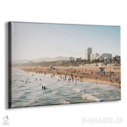 تابلو تابستان سانتا مونیکا اثر جان بیلوس - نمای پرسپکتیو محصول