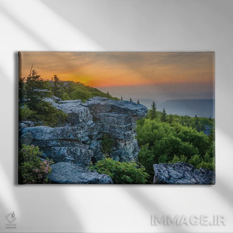 تابلو محوطه حفاظتشده بیِر راکس اثر جان بیلوس - نمای روبهرو روی دیوار