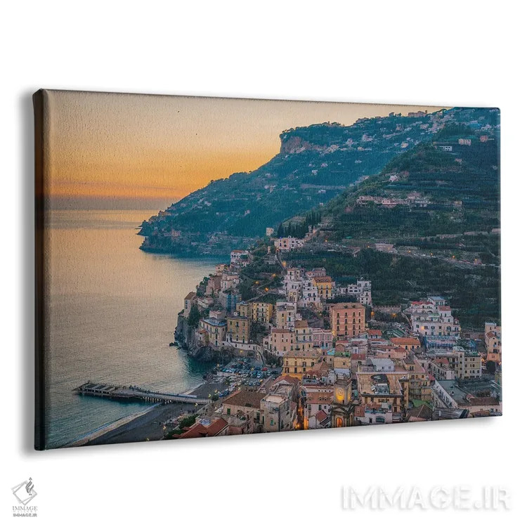 تابلو غروب بر فراز مینوری اثر جان بیلوس - نمای پرسپکتیو محصول