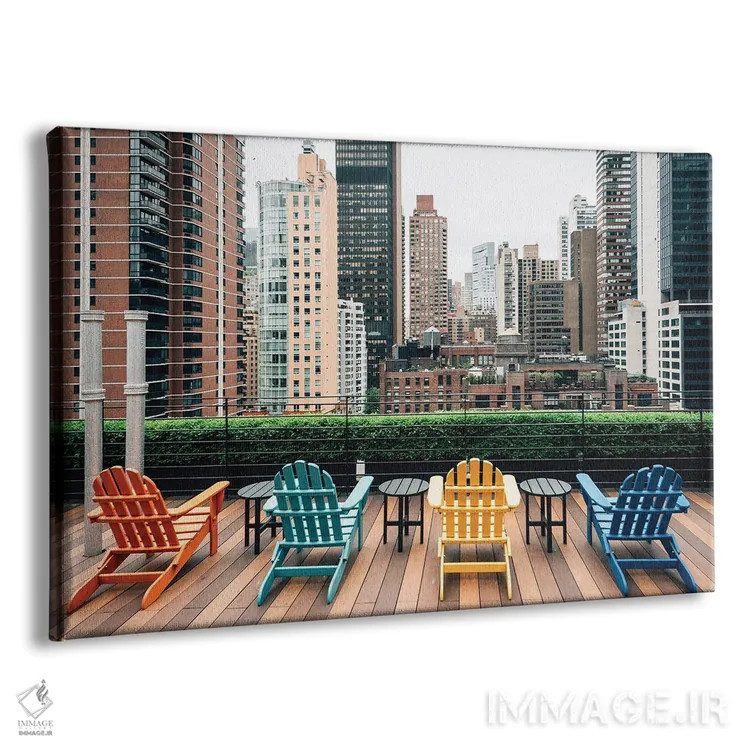 تابلو بنشینید I اثر جان بیلوس - نمای پرسپکتیو محصول