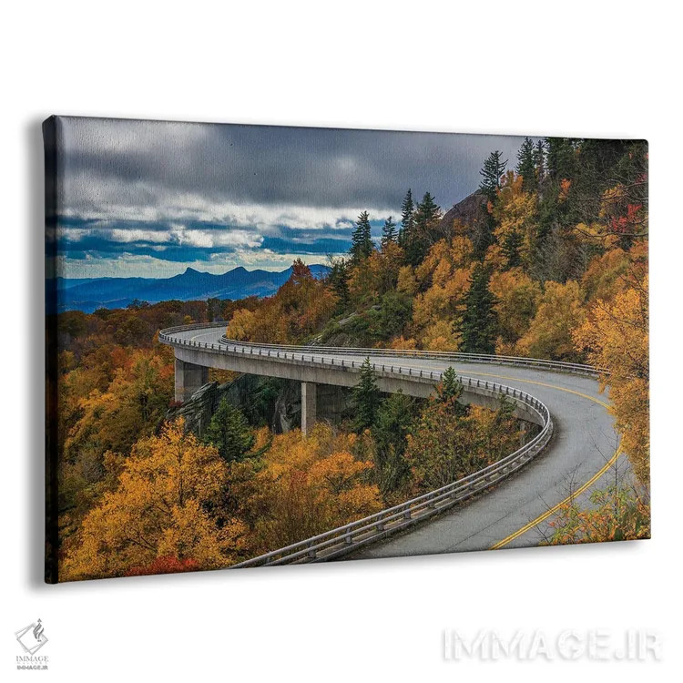 تابلو عبور از بلو ریج اثر جان بیلوس - نمای پرسپکتیو محصول