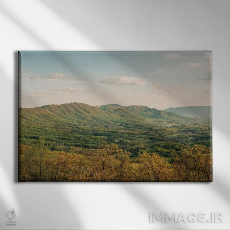 تابلو مناظر بلو ریج I اثر جان بیلوس - نمای روبهرو روی دیوار