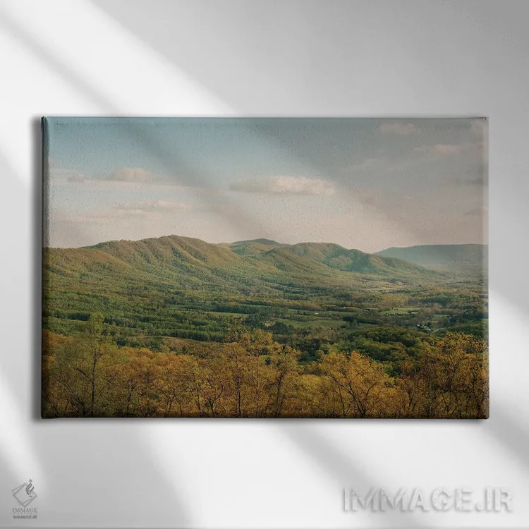 تابلو مناظر بلو ریج I اثر جان بیلوس - نمای روبهرو روی دیوار