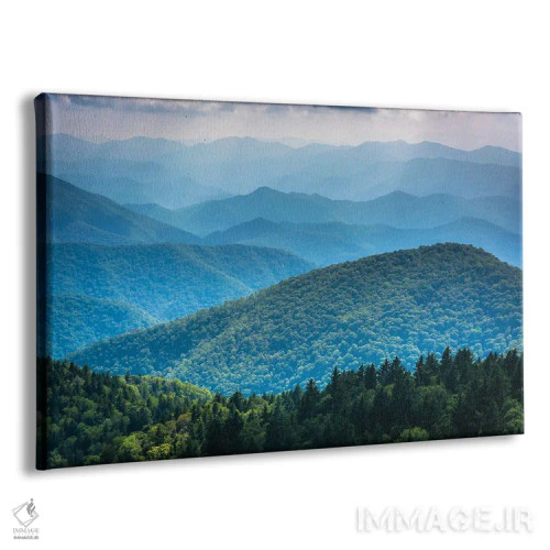 تابلو لایههای آبی اثر جان بیلوس - نمای پرسپکتیو محصول