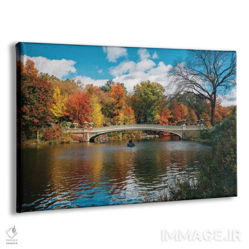 تابلو پل بُو در پاییز I اثر جان بیلوس - نمای پرسپکتیو محصول