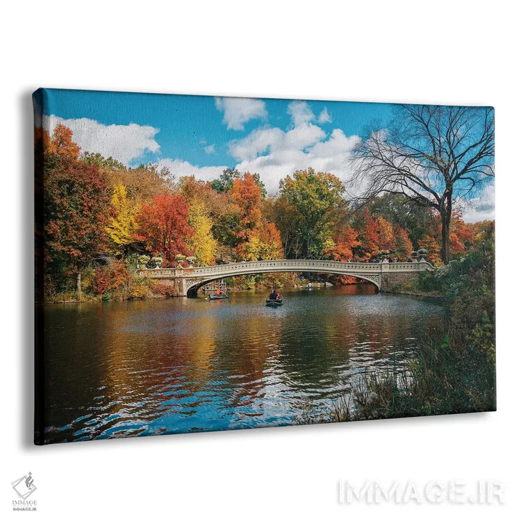 تابلو پل بُو در پاییز I اثر جان بیلوس - نمای پرسپکتیو محصول