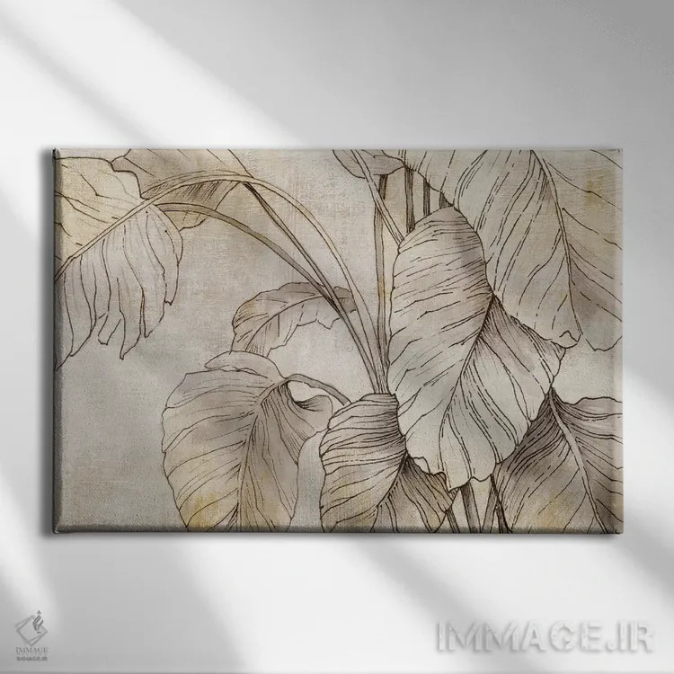 تابلو هارمونی طلایی اثر الکس بلک - نمای روبهرو روی دیوار