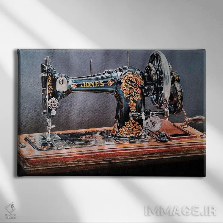 تابلو ماشین VIII اثر جی.بلو استودیو (استودیو هنری) - نمای روبهرو روی دیوار