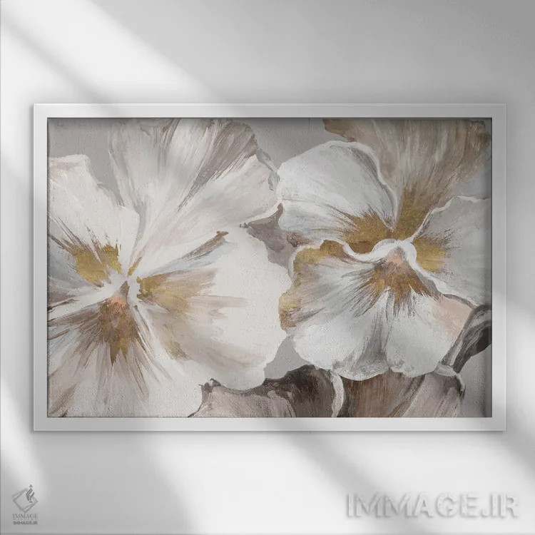 تابلو خنثی نوستالژیک اثر الکس بلک - نمای قابدار سفید